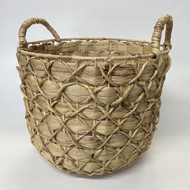 BASKET, Medium Woven 2 Handles